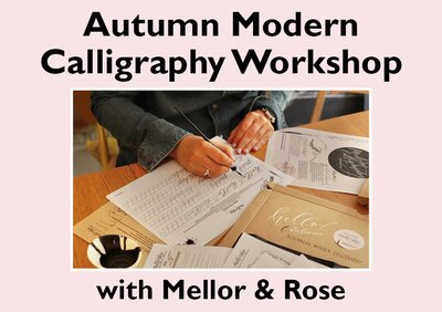Autumn Calligraphy Workshop Ticket 20th September