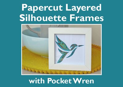 Papercut Layered Silhouette Frame Ticket